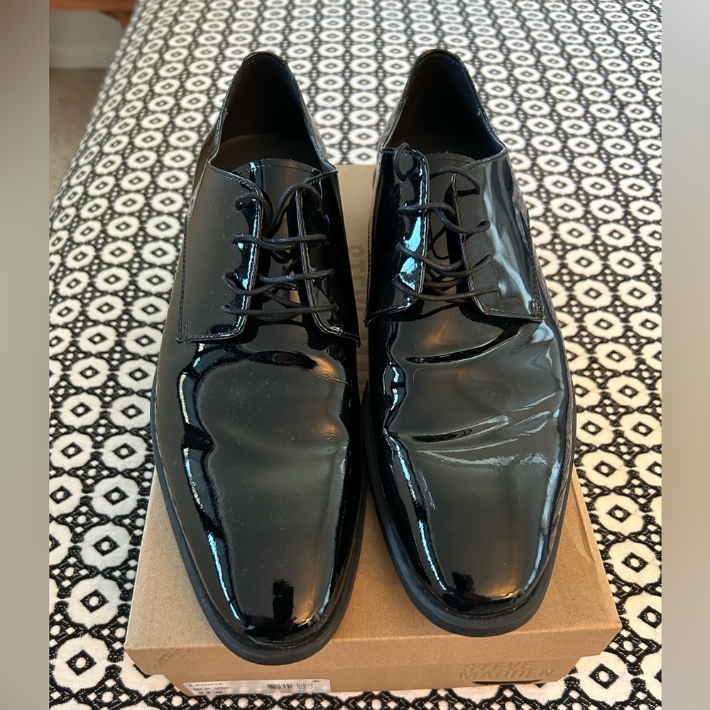 Men’s Patent Leather Formal Dress Shoes Size 11.5 Black The Rail (Nordstrom)